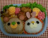 うさぎとくまのお弁当作り方4写真