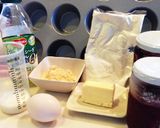 HM簡単マフィン ジャムとクリームチーズ作り方1写真