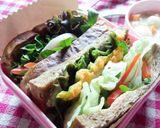 カフェ風ヘルシー弁当✿具沢山サンドイッチ作り方9写真