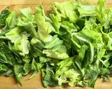 鮭と春キャベツ舞茸の和風スープパスタ作り方1写真