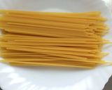 鍋で、パスタ(ペペロンチーノ)作り方1写真