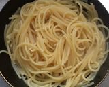 鍋で、パスタ(ペペロンチーノ)作り方5写真