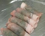 野菜嫌いでもOK　パセリソース肉まき作り方2写真
