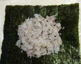 簡単！時短！ごま昆布のおにぎらず作り方1写真