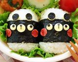 キャラ弁＊簡単♪俵おにぎりくまちゃん作り方3写真