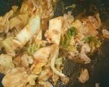 簡単ランチ☆豚キムチに納豆と卵★丼も～作り方2写真
