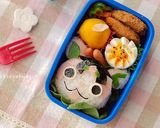 モモタロニャン【キャラ弁】妖怪ウォッチ作り方3写真