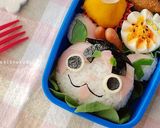 モモタロニャン【キャラ弁】妖怪ウォッチ作り方4写真