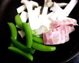 スナップえんどうとエリンギのシンプル炒め作り方2写真