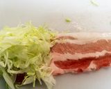 ふわふわ春キャベツの豚肉巻き❀作り方3写真