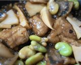 アジとそら豆、タケノコの豆鼓炒め作り方6写真