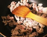 簡単♩ボリューミーシャキシャキ豚丼作り方1写真