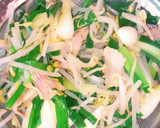 ワケギともやしのゴマ味噌和え作り方7写真