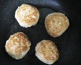 リメイク♡焼売の具でハンバーグ作り方4写真