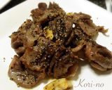 220kcal♡砂肝のニンニク炒め作り方4写真