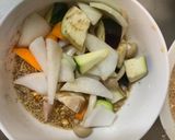 ゴロゴロ野菜魚肉ソーセージロコモコ炒煮風作り方11写真