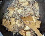満腹【厚揚げとひき肉のとろみもやし炒め】作り方5写真