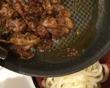 ごま油香るキムチ牛肉ぶっかけうどん作り方3写真