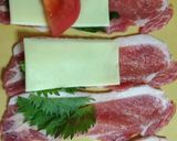 お弁当にも 豚肉チーズトマト巻き揚げ作り方1写真