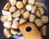 簡単!時短!里芋の醤油炒め作り方3写真
