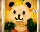 クマさん弁当作り方4写真