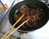 簡単　早い！　牛肉の　バルサミコ炒め♪作り方2写真