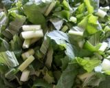 かぶの葉の胡麻油炒め(2種類)作り方1写真