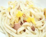 ゆず香る♪ おうどんペペロンチーノ作り方6写真