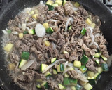 古代ローマ風、牛肉とズッキーニ炒め作り方4写真