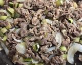古代ローマ風、牛肉とズッキーニ炒め作り方5写真