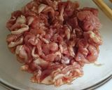 超簡単◆大葉入り・豚コマ炒め！作り方1写真