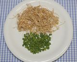 簡単☆乾燥大豆もやしと乾燥枝豆のナムル作り方3写真