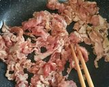 超簡単◆大葉入り・豚コマ炒め！作り方3写真