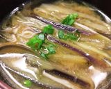 生姜と茄子素麺の味噌汁作り方4写真