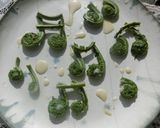 コゴミの昆布茶入りマヨネーズかけ簡単作り方8写真