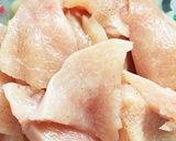 鶏むね肉とスナップエンドウの和風パスタ作り方1写真