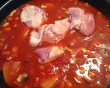 冷蔵庫の残り物で〜うまうまトマト煮込み作り方2写真