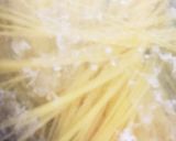 鶏むね肉とスナップエンドウの和風パスタ作り方3写真
