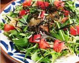 ツナ（シーチキン）とトマトで水菜サラダ作り方7写真