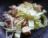 春キャベツと豆腐のお好み焼き風♪作り方3写真