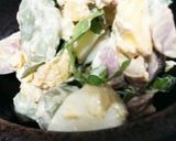 空豆とゆで卵のサラダ◆春爛漫作り方8写真