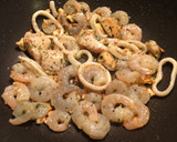 簡単魚介類のトマトソースの手打ちパスタ作り方4写真
