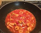 簡単魚介類のトマトソースの手打ちパスタ作り方5写真