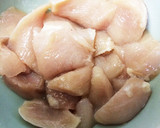 とりムネ肉とたけのこの炒めもの作り方1写真