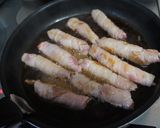 牛蒡&人参の豚肉巻、甘辛炒め煮☆作り方6写真