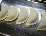 節約！ブロッコリーの茎の胡麻味噌餃子作り方2写真