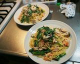 男のクリームパスタ作り方10写真