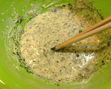 たけのこ、ちくわ、舞茸の磯辺揚げ作り方3写真