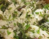 セリご飯☆シンプルに芹と御飯に塩or醤油作り方2写真