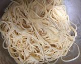 さっぱりレモンの餡掛け♡焼きパスタ♪作り方5写真